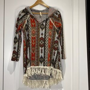 orange creek Long Sleeved Tunic